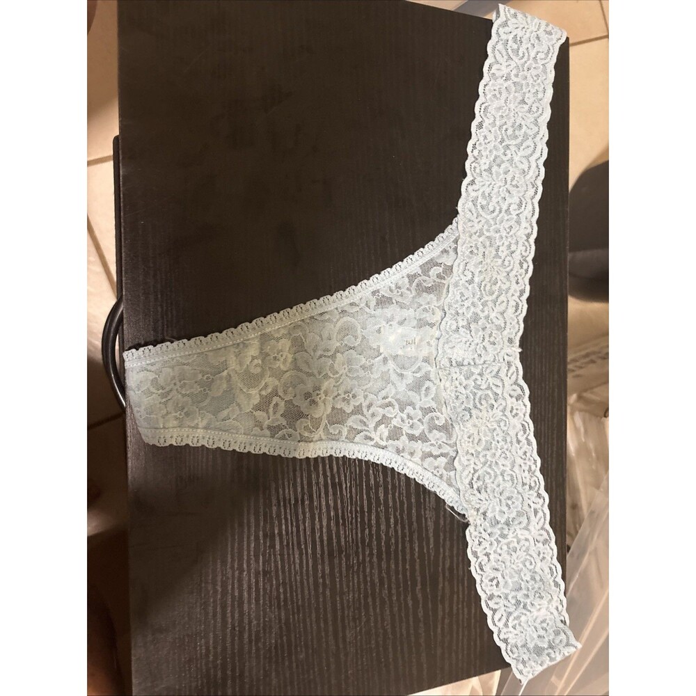 BP Women's Panties Lace Thong Blue Size Xxl